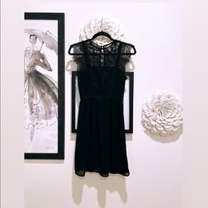 Lacey black dress
